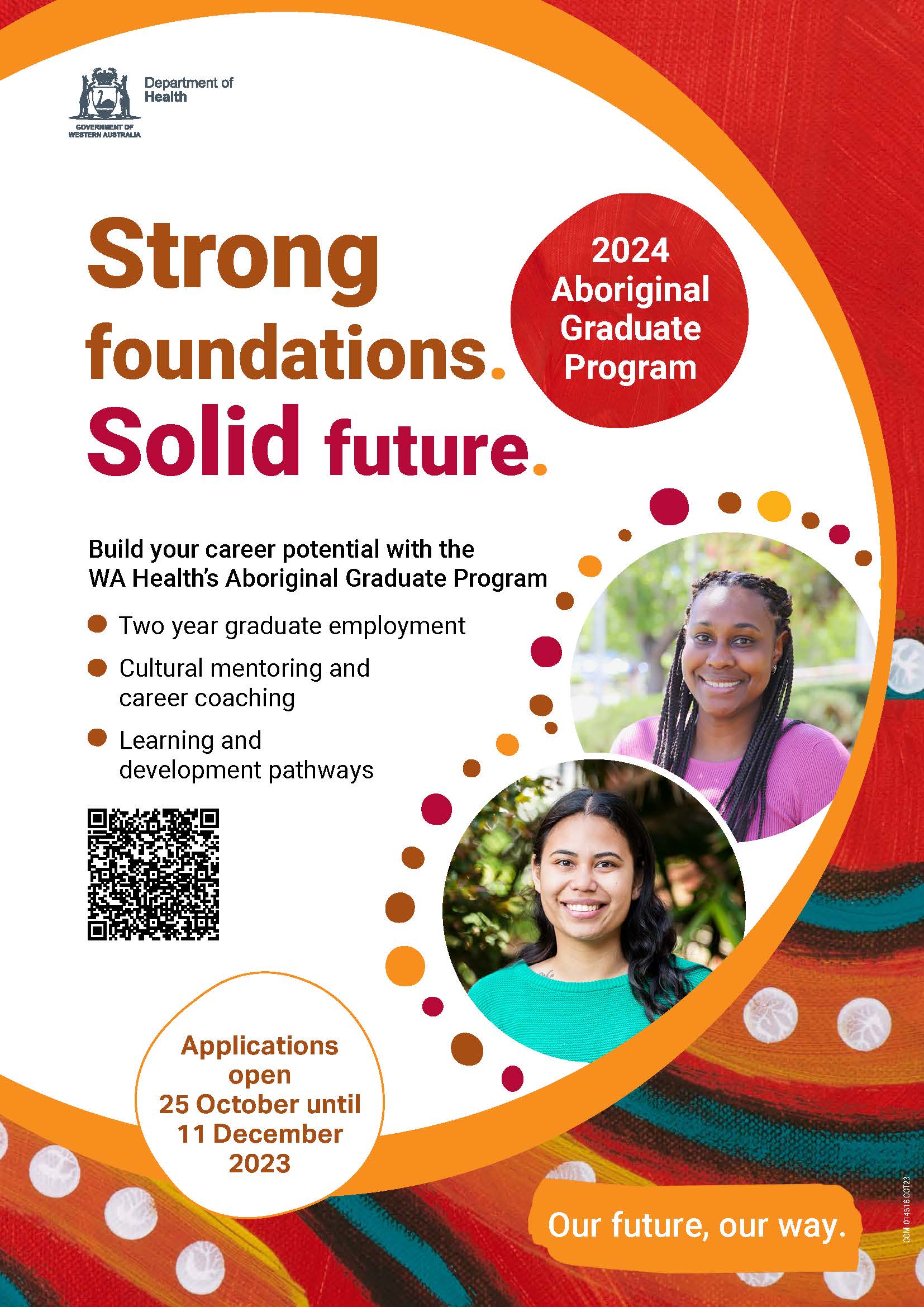 Aboriginal Graduate Program Poster A4