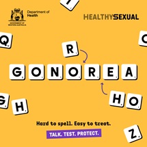 Banner: Gonarea (missspelled). Hard to spell easy to treat