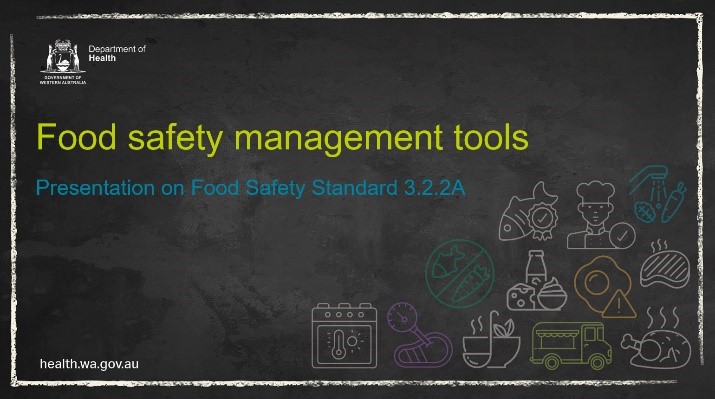 Food safety management tools presentation template