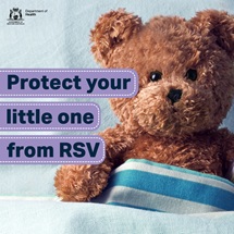 Protect your little one from RSV (square feed tile)