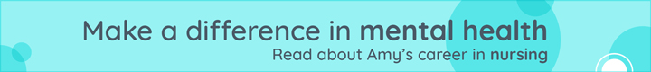 Read about Amy's career in nursing. Make a difference in mental health.