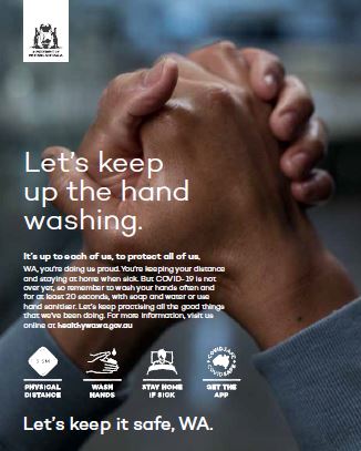 Let's keep up the hand washing