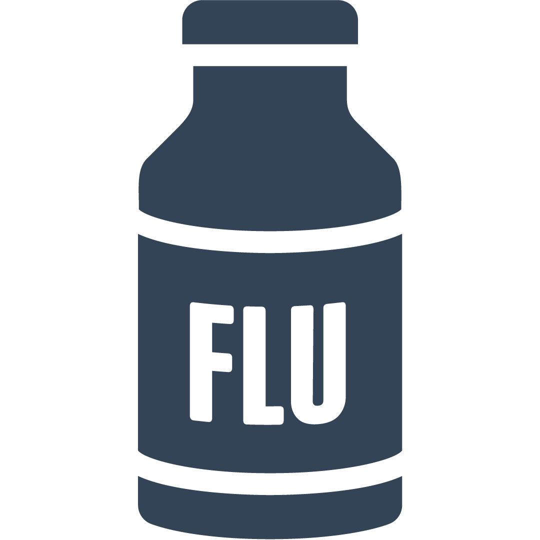 Influenza vaccine bottle