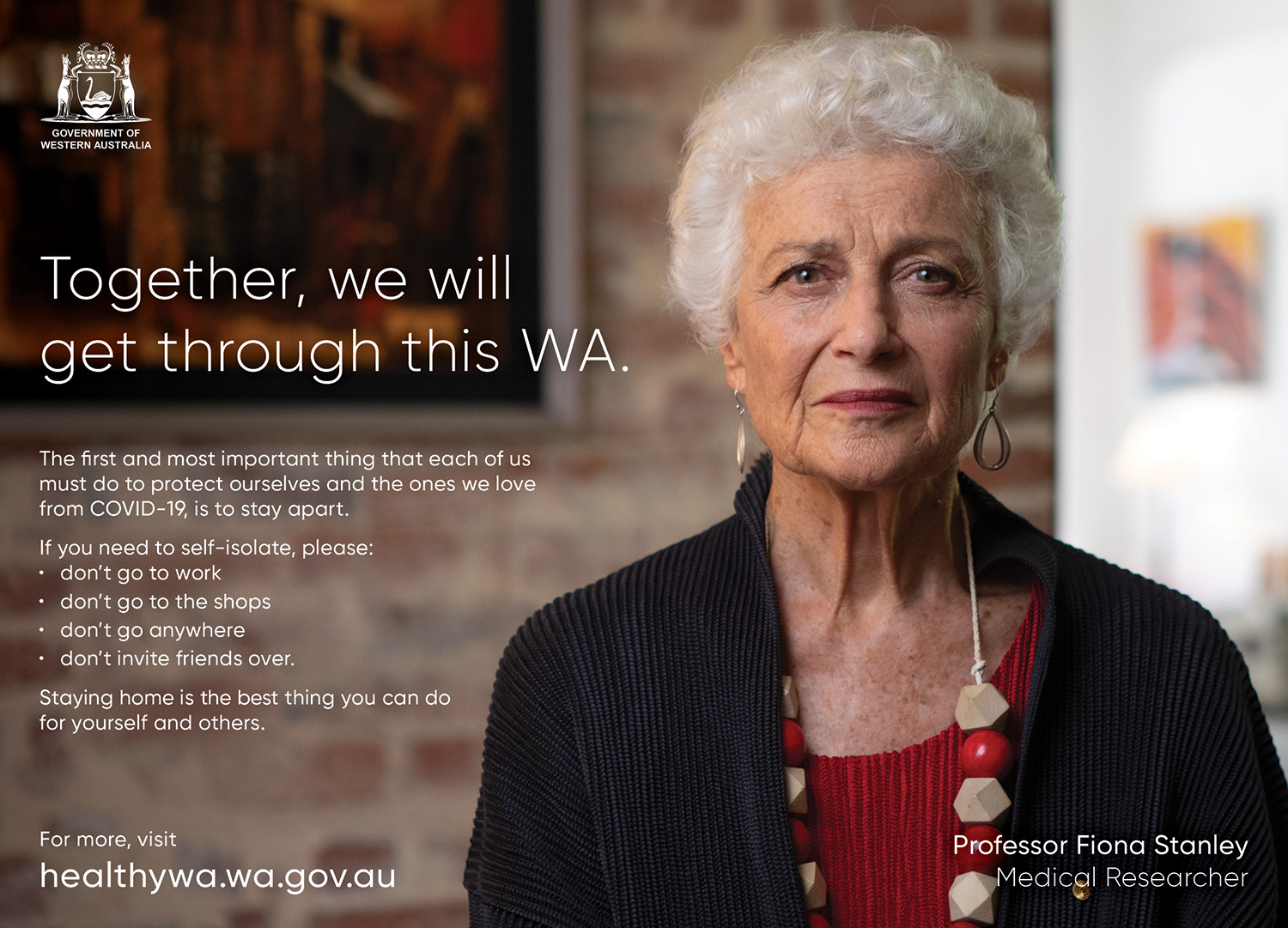 COVID-19 Advert: Together we wil get through this WA