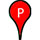 Red paddle with letter ‘P’ in middle indicates provisional classification of ‘poor’.