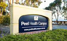 Peel Health Campus sign