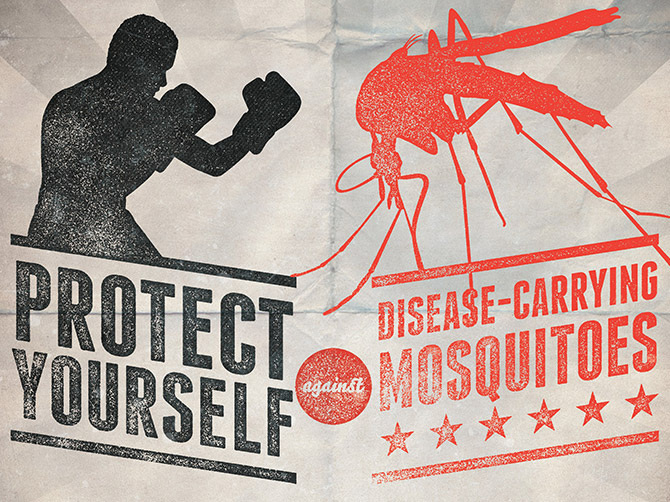 Protect yourself against disease-carrying mosquitoes
