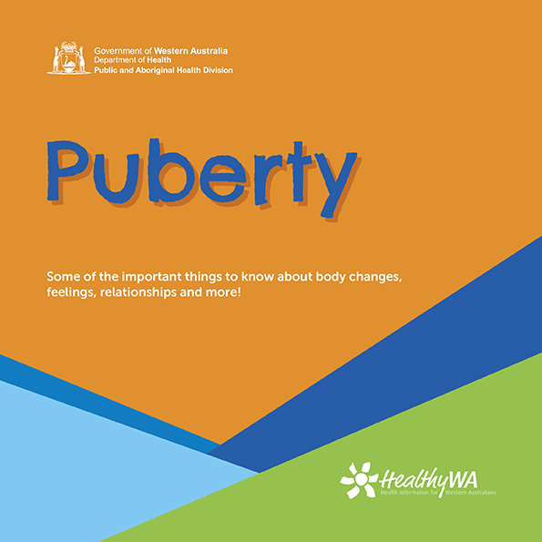 Puberty booklet cover